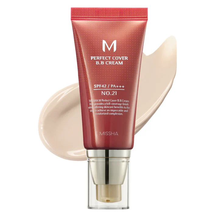 M Perfect Cover BB Cream SPF42 PA+++ #21 Light Beige